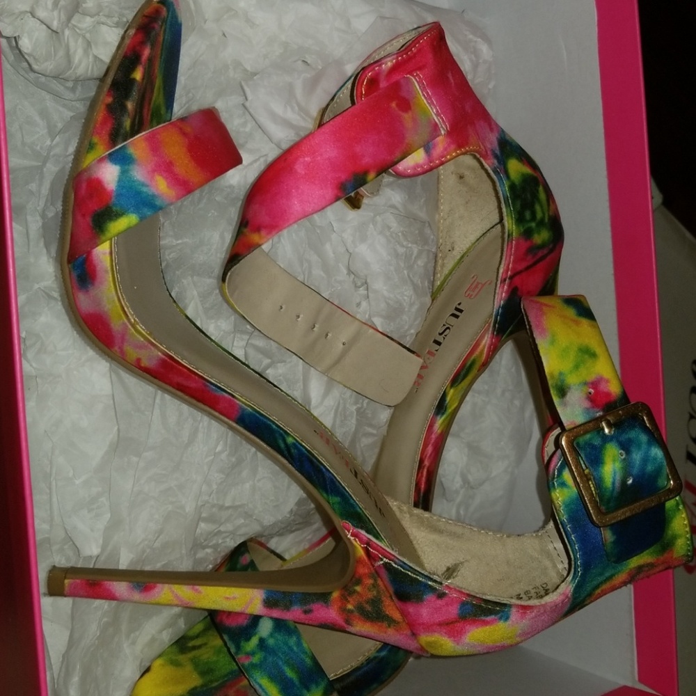 Floral heels